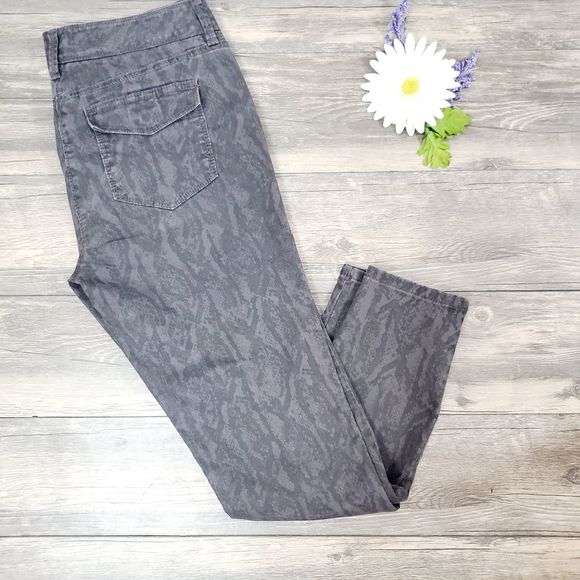 LOFT Snakeskin Print Marisa Pants - Picture 3 of 5